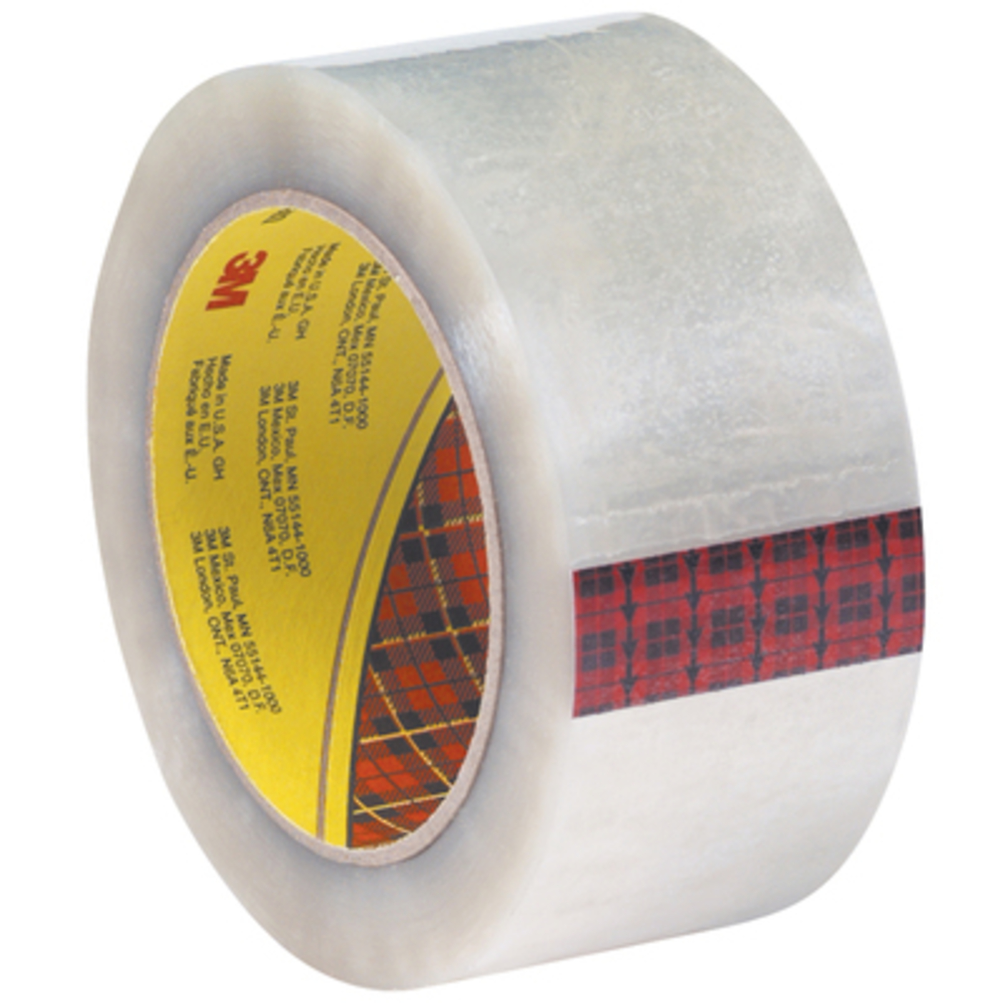 Scotch Carton Sealing Tape - 2in. x 55 yds., Clear, Polypropylene, Model# T901355